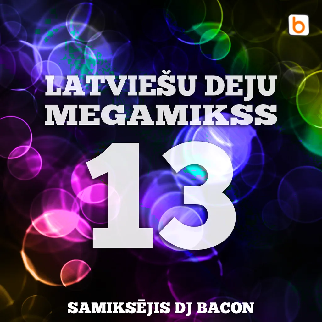 Miksa “Latviešu Deju Megamikss 13” vāka attēls