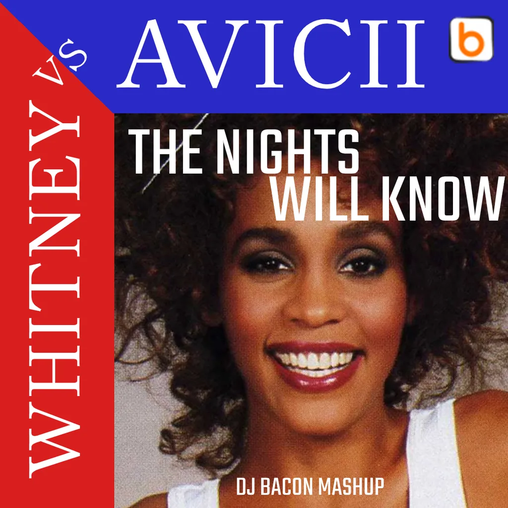 Miksa “Whitney Houston vs Avicii - The Nights Will Know (Dj Bacon Mashup)” vāka attēls