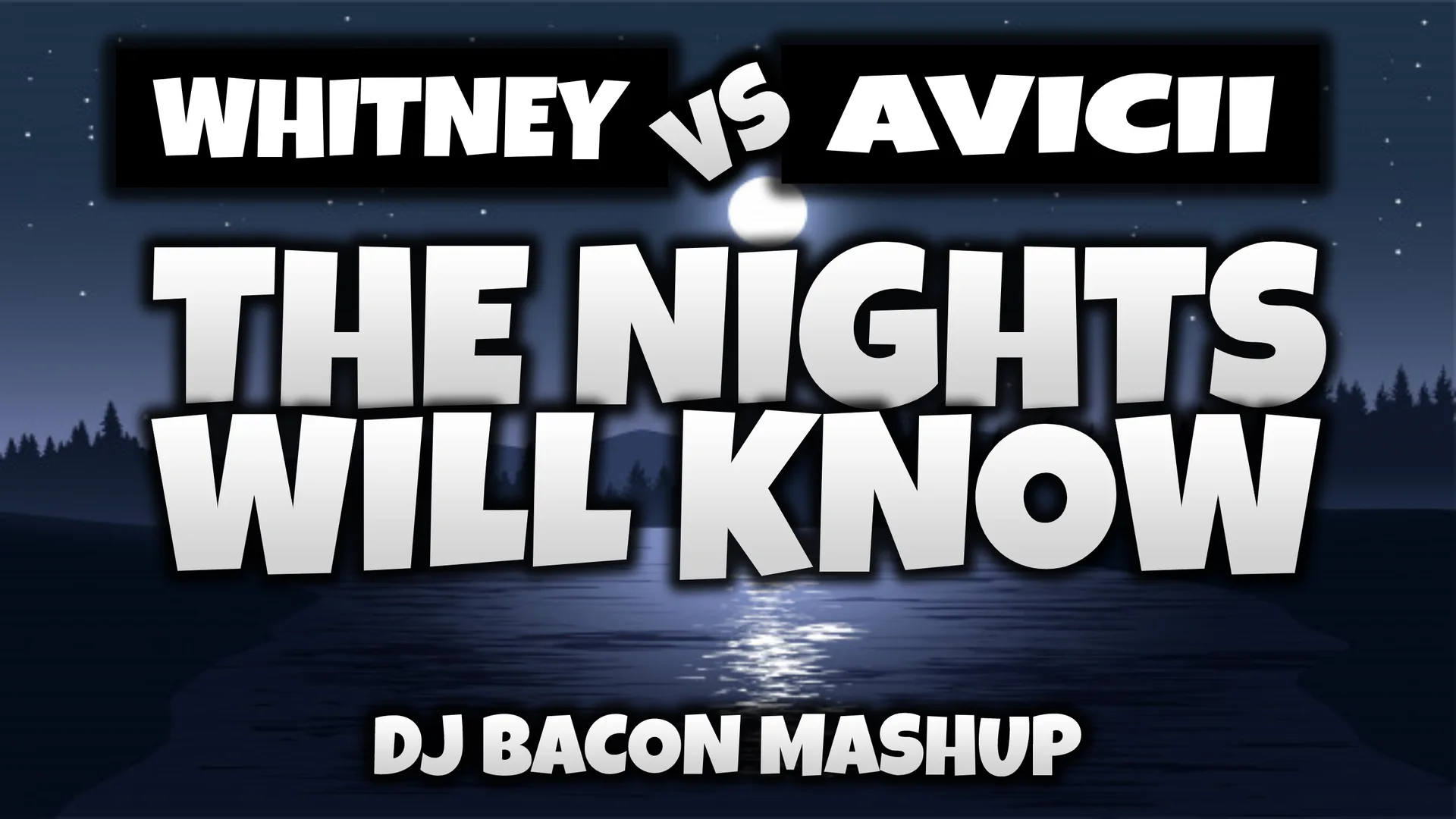 Wide artwork for Whitney Houston vs Avicii - The Nights Will Know (Dj Bacon Mashup)