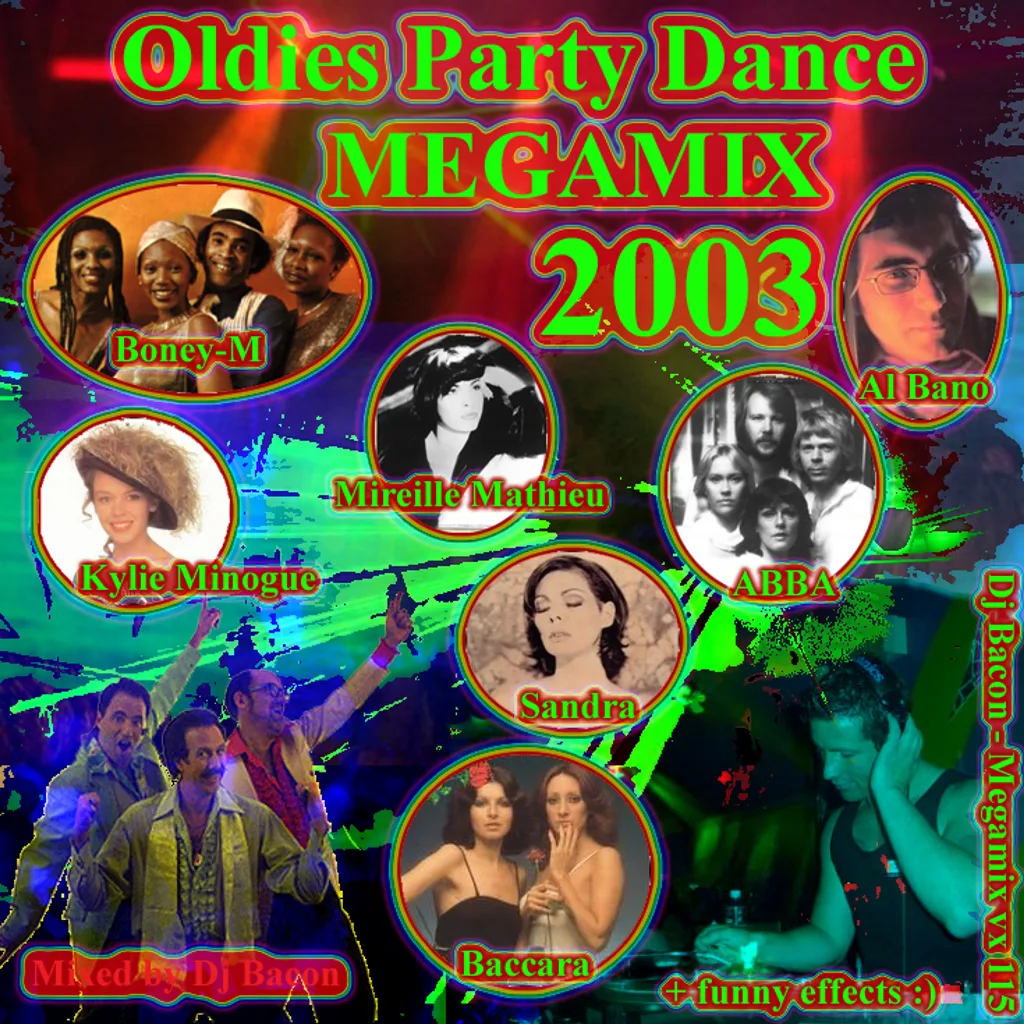 Miksa “Oldies Dance Megamix vol.1” vāka attēls