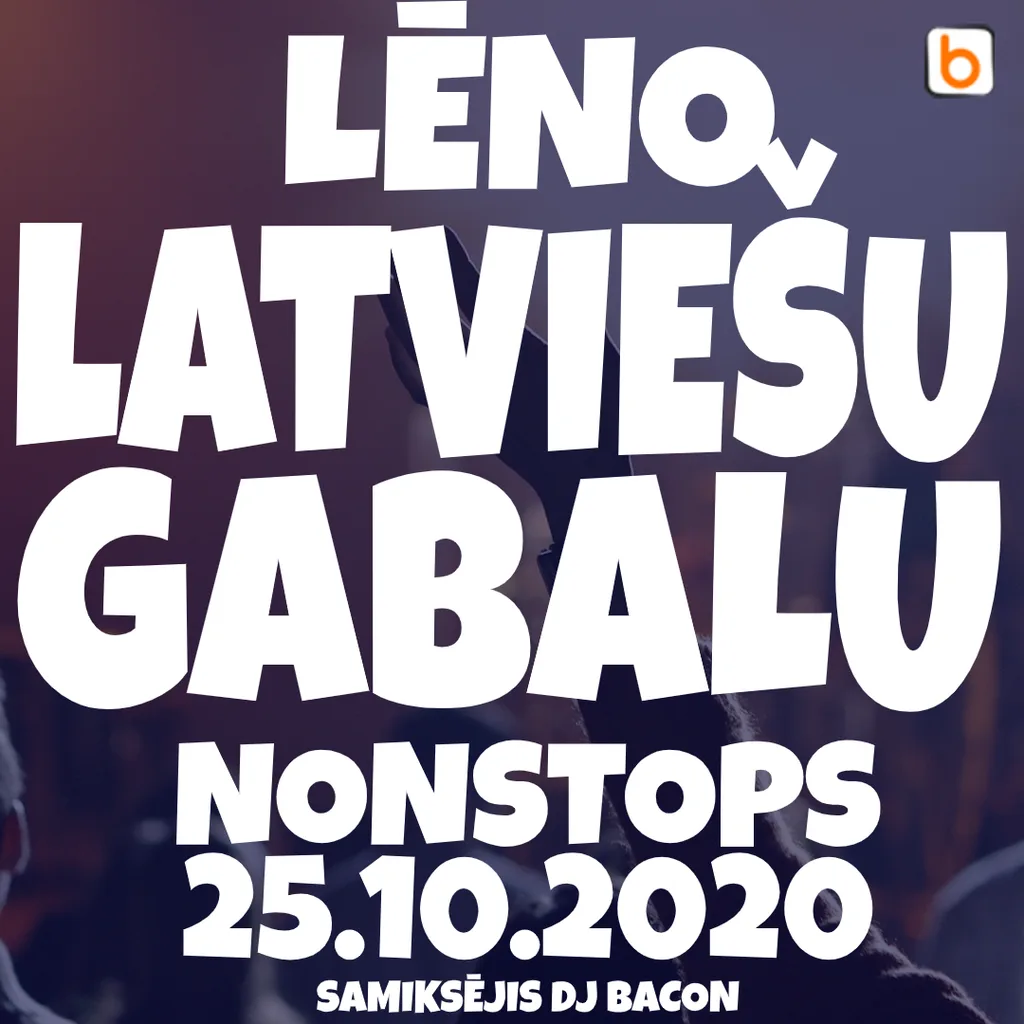 Miksa “Lēno latviešu gabalu nonstops 25.10.2020” vāka attēls