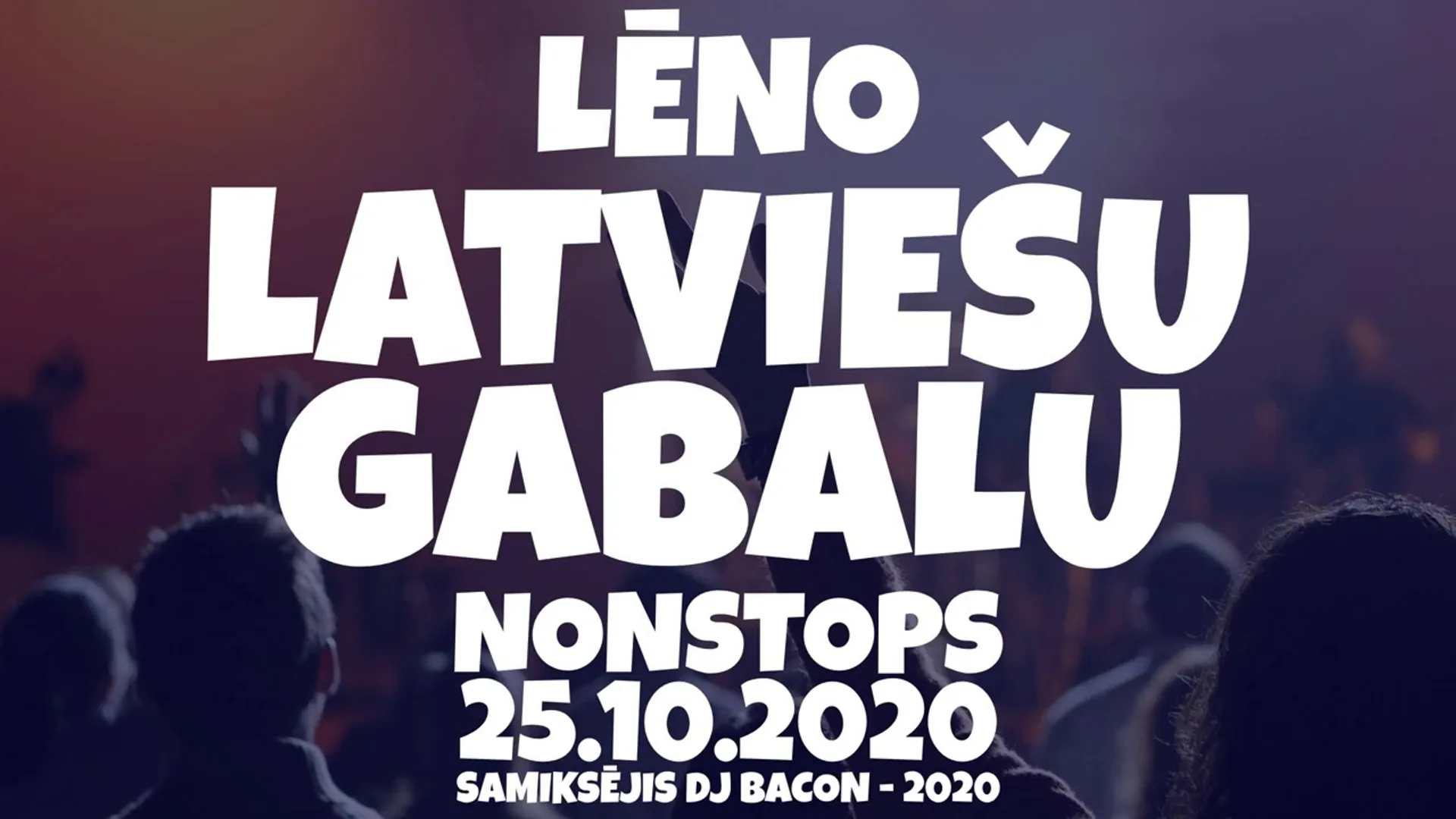 Wide artwork for Lēno latviešu gabalu nonstops 25.10.2020