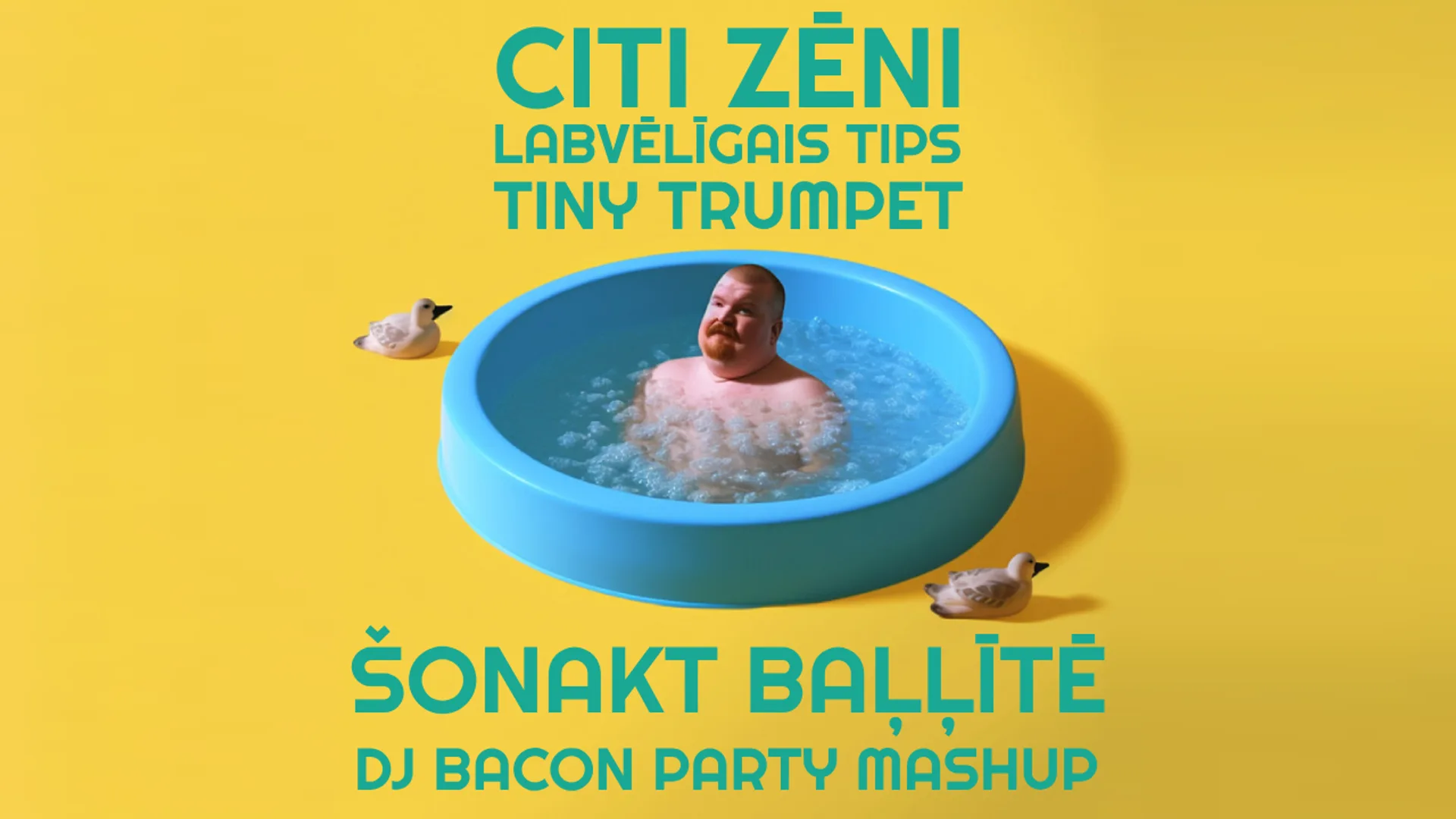 Wide artwork for Citi Zēni & Labvēlīgais Tips vs Tiny Trumpet - Šonakt Baļļītē (Dj Bacon Party Mashup)