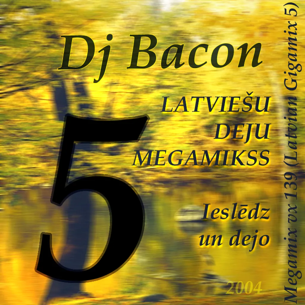Miksa “Latviešu Deju Megamikss 5” vāka attēls