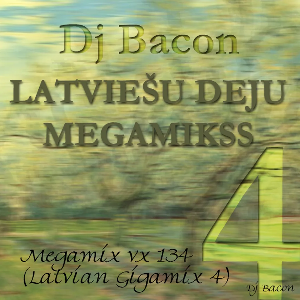 Miksa “Latviešu Deju Megamikss 4” vāka attēls