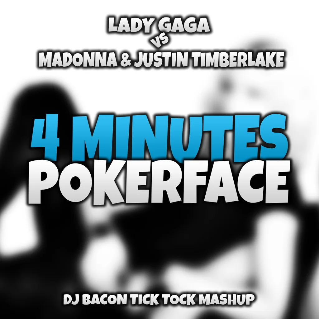 Miksa “Lady Gaga vs Madonna & Justin Timberlake - 4 Minutes Poker Face (Dj Bacon Tic Tac Remix 2009)” vāka attēls