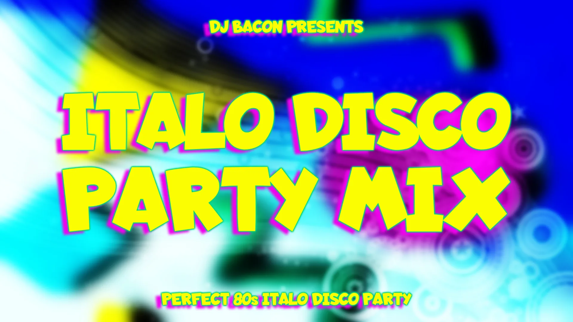 Wide artwork for Italo Disco Party Mix